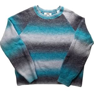 BB Dakota Steve Madden Ombre Stripe Crew Sweater SZ M